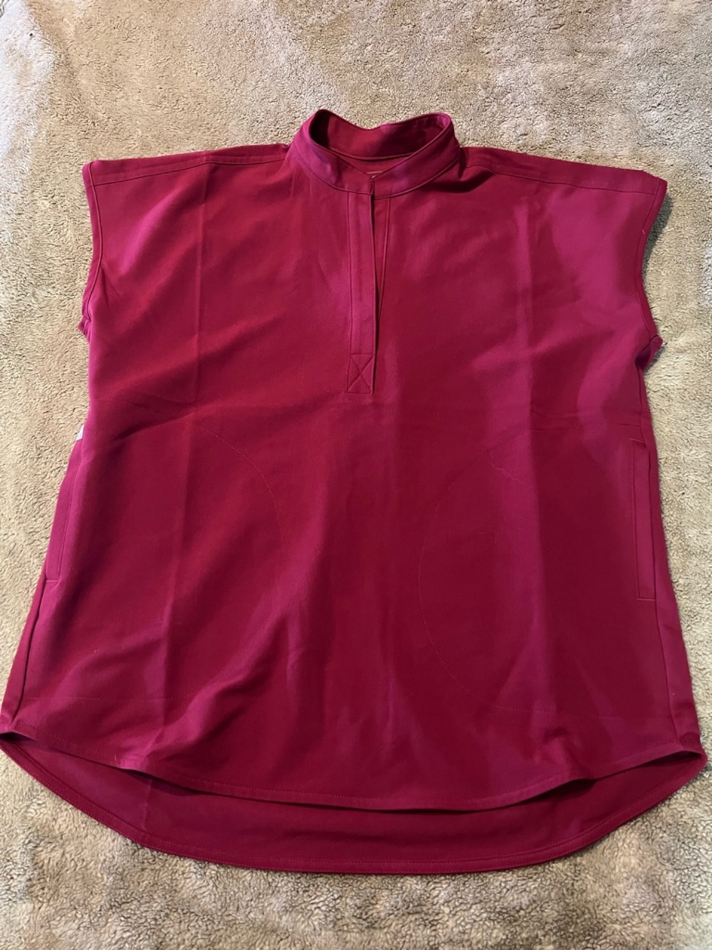 Figs Deep Cranberry Rafaela Scrub Top!